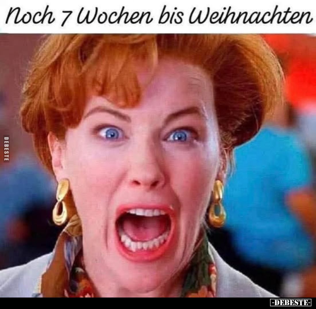 Noch 7 Wochen bis Weihnachten.