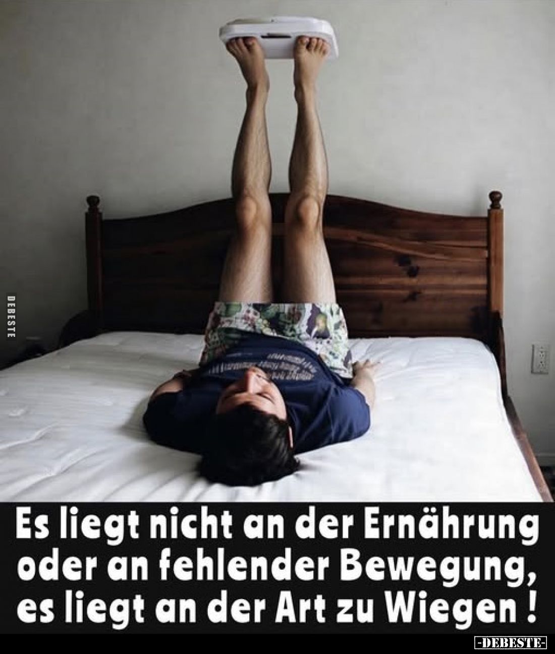 Es liegt nicht an der Ernährung oder an fehlender Bewegung, es liegt an der Art zu Wiegen!