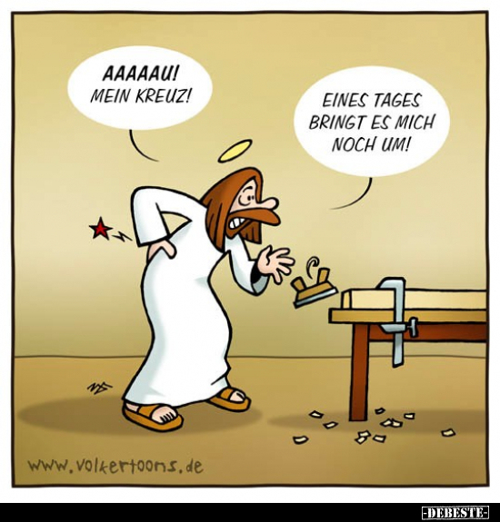 Aaaaau! Mein Kreuz!.. - Lustige Bilder | DEBESTE.de