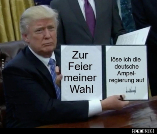 Zur Feier meiner Wahl.. - Lustige Bilder | DEBESTE.de