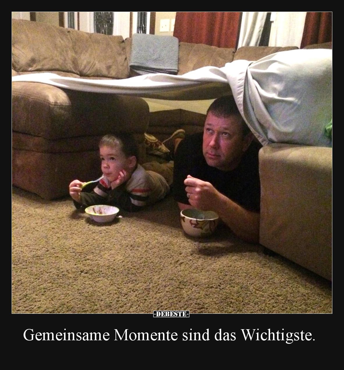 Gemeinsame Momente sind das Wichtigste... - Lustige Bilder | DEBESTE.de