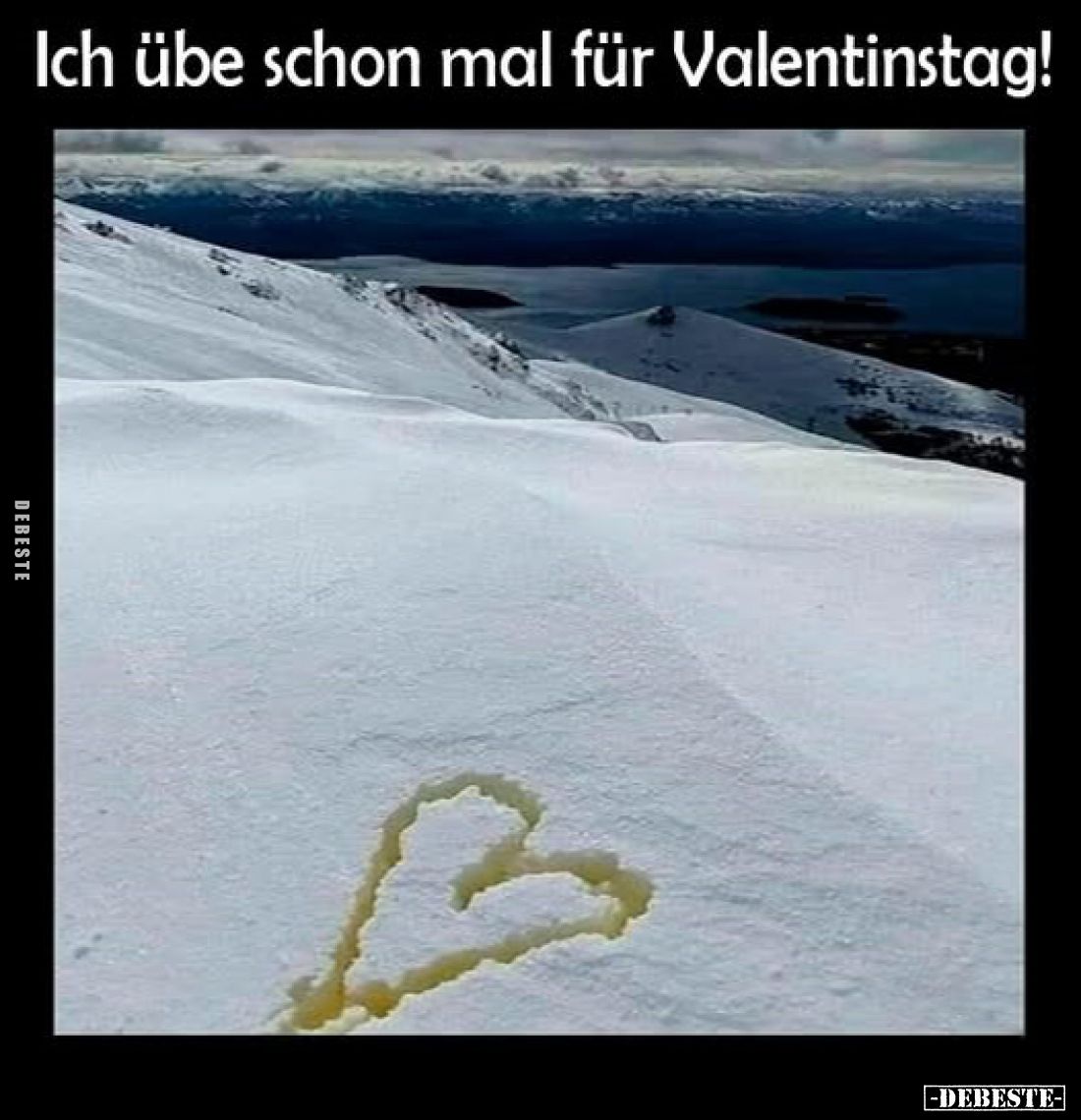 Ich übe schon mal für Valentinstag!