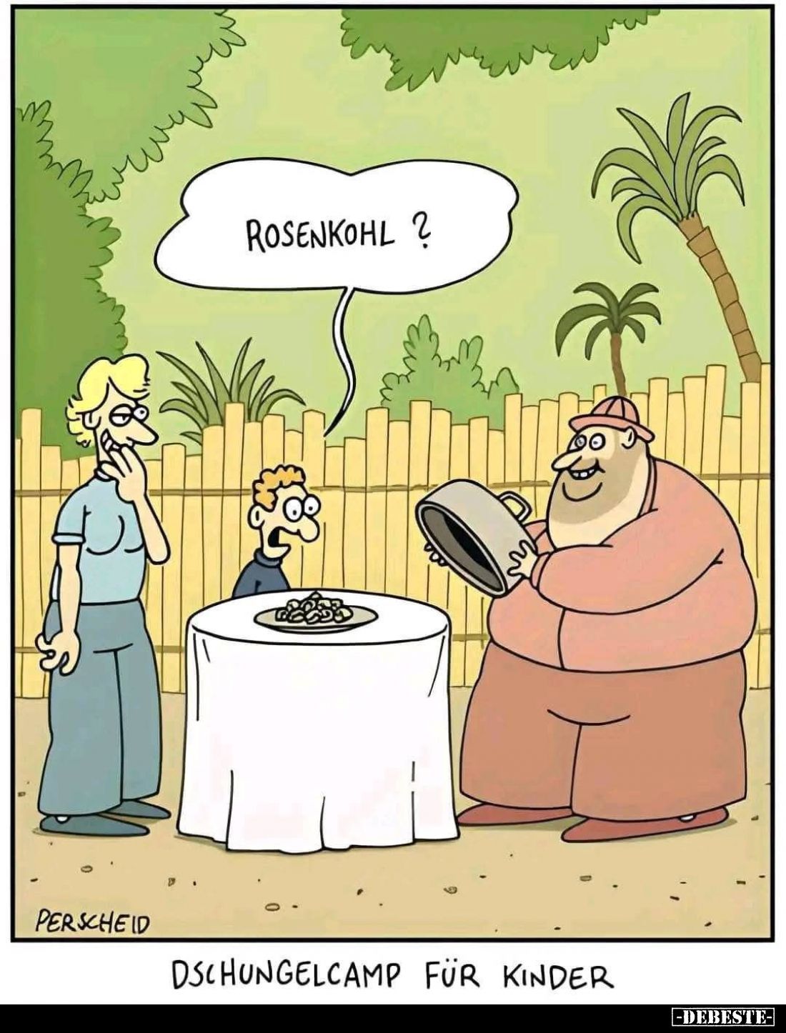 Rosenkohl? - Dschungelcamp für Kinder