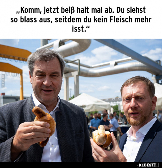 "Komm, jetzt beiß halt mal ab..." - Lustige Bilder | DEBESTE.de