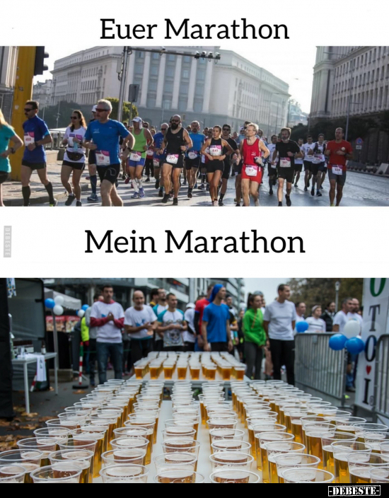 Euer Marathon - Mein Marathon.. - Lustige Bilder | DEBESTE.de