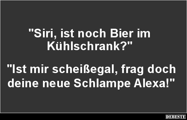 Siri, ist noch Bier im Kühlschrank? - Lustige Bilder | DEBESTE.de
