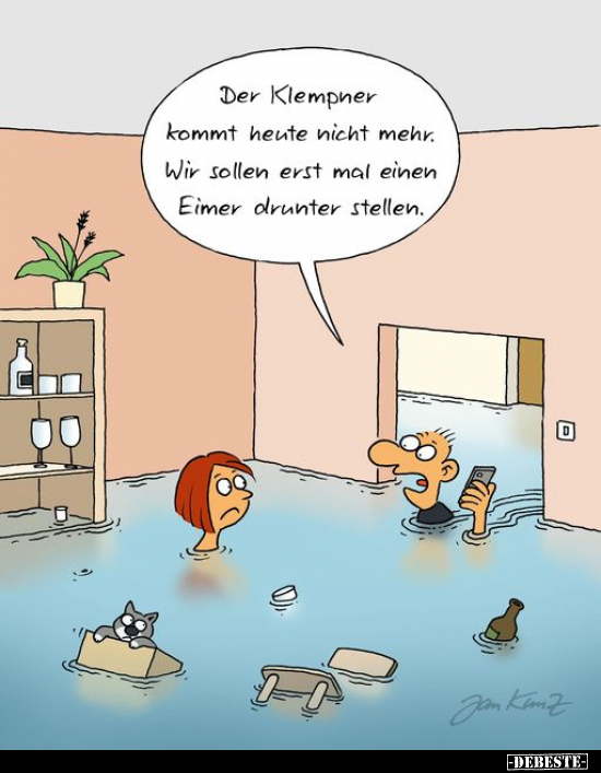 Der Klempner kommt heute nicht mehr.. - Lustige Bilder | DEBESTE.de