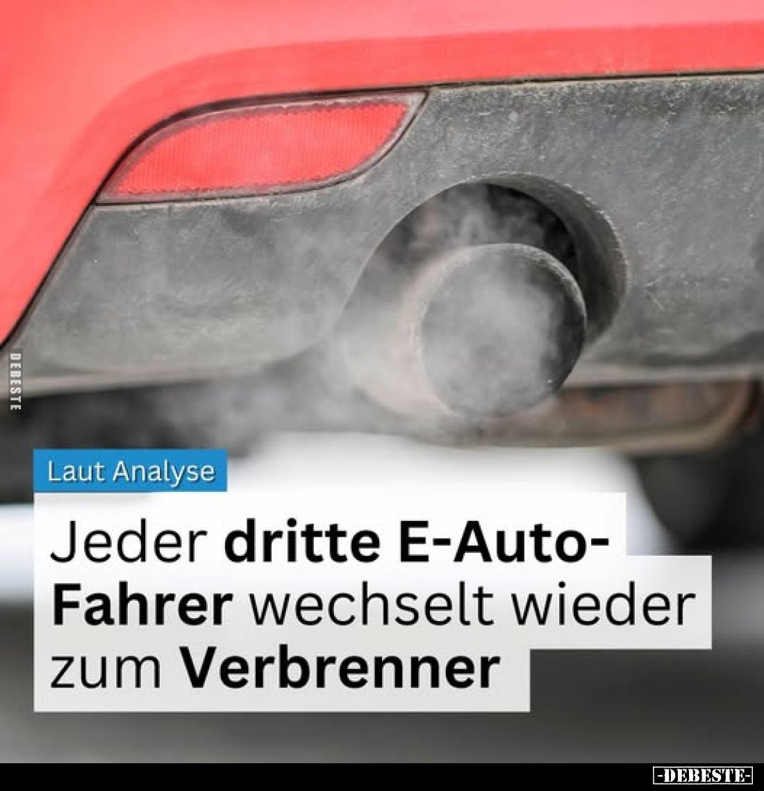 Jeder dritte E-Auto-Fahrer wechselt wieder zum Verbrenner.
