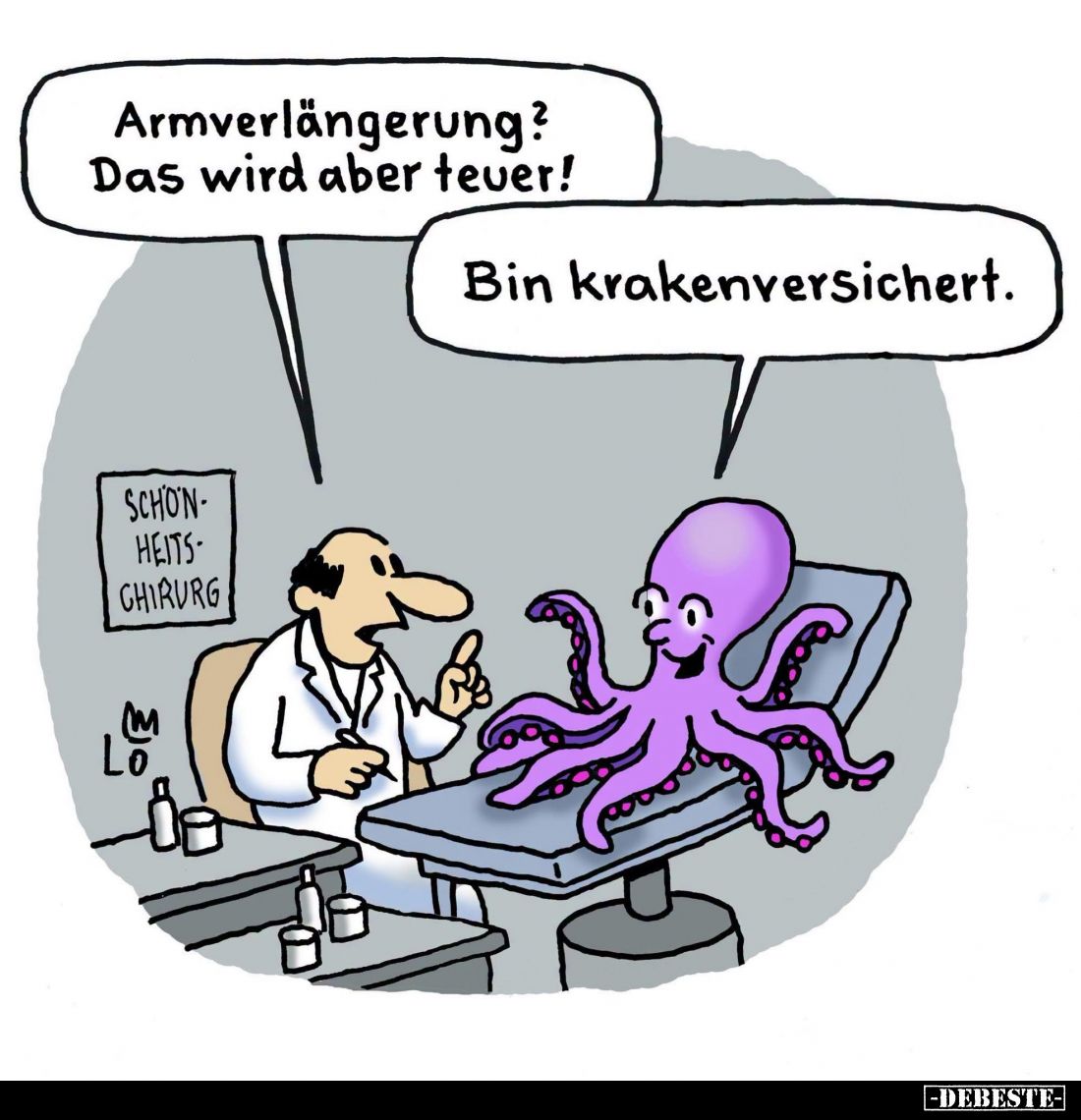 Armverlängerung? Das wird aber teuer!
-
Bin krakenversichert.