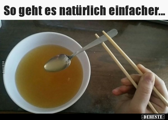 So geht es natürlich einfacher...