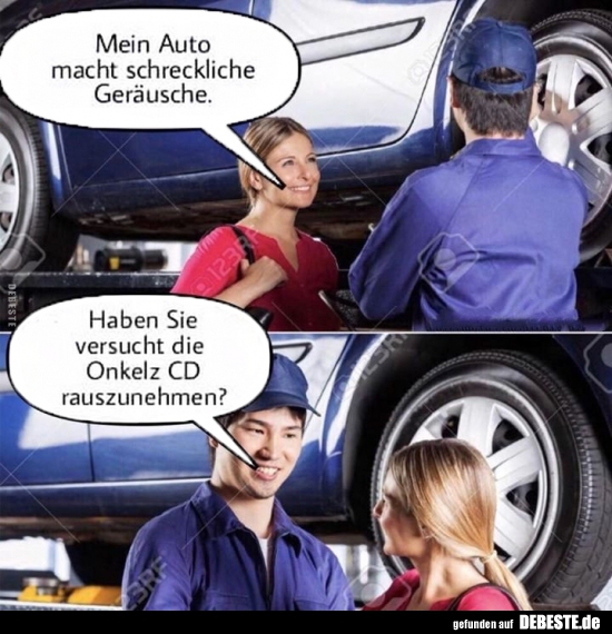 Mein Auto macht schreckliche Geräusche...