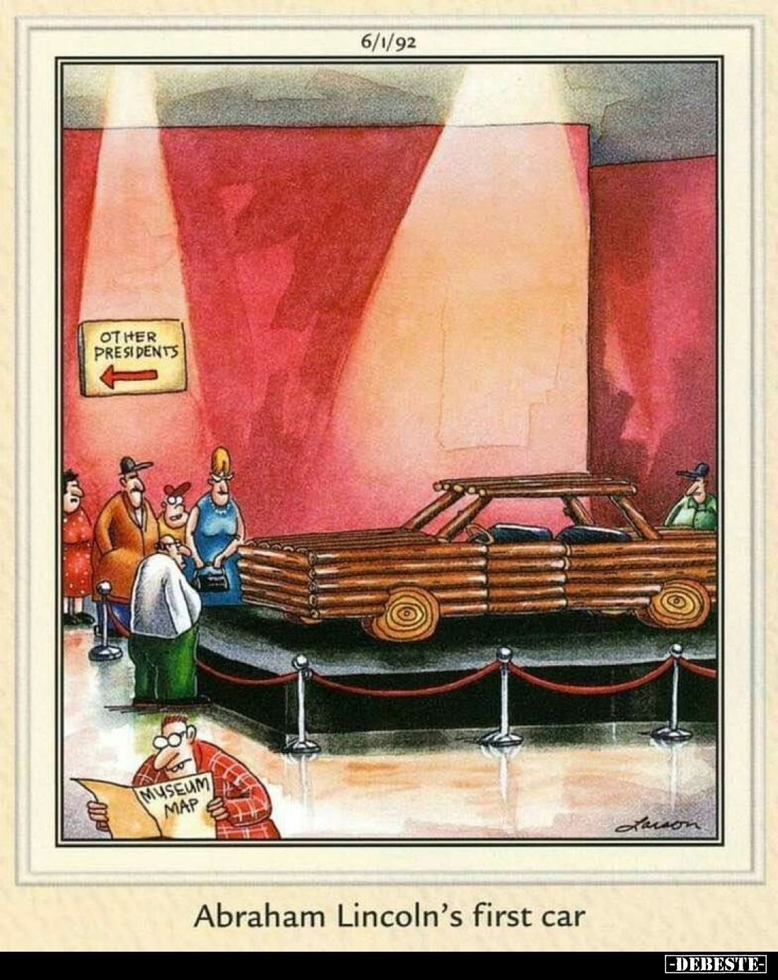 Abraham Lincoln's first car.