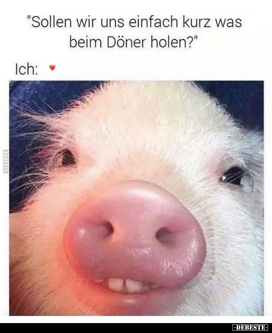 "Sollen wir uns einfach kurz was beim Döner holen?"