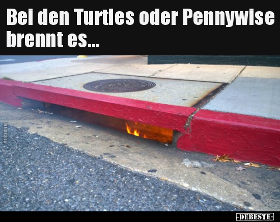 Bei den Turtles oder Pennywise brennt es... - Lustige Bilder | DEBESTE.de