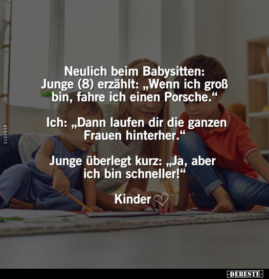 Neulich beim Babysitten: Junge (8) erzählt.. - Lustige Bilder | DEBESTE.de
