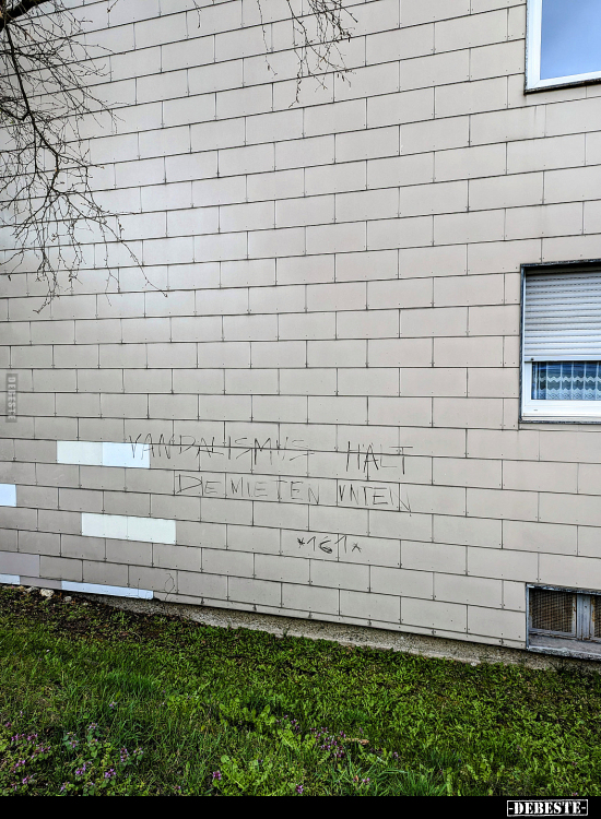 Vandalismus hält die Mieten.. - Lustige Bilder | DEBESTE.de