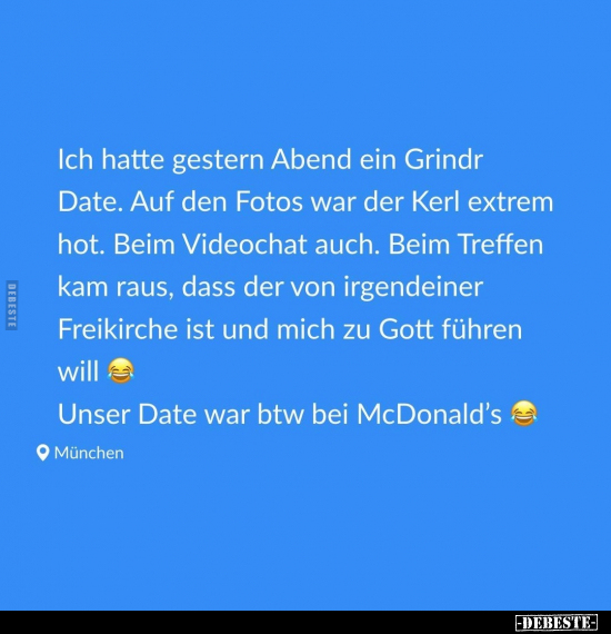 Ich hatte gestern Abend ein Grindr Date.. - Lustige Bilder | DEBESTE.de