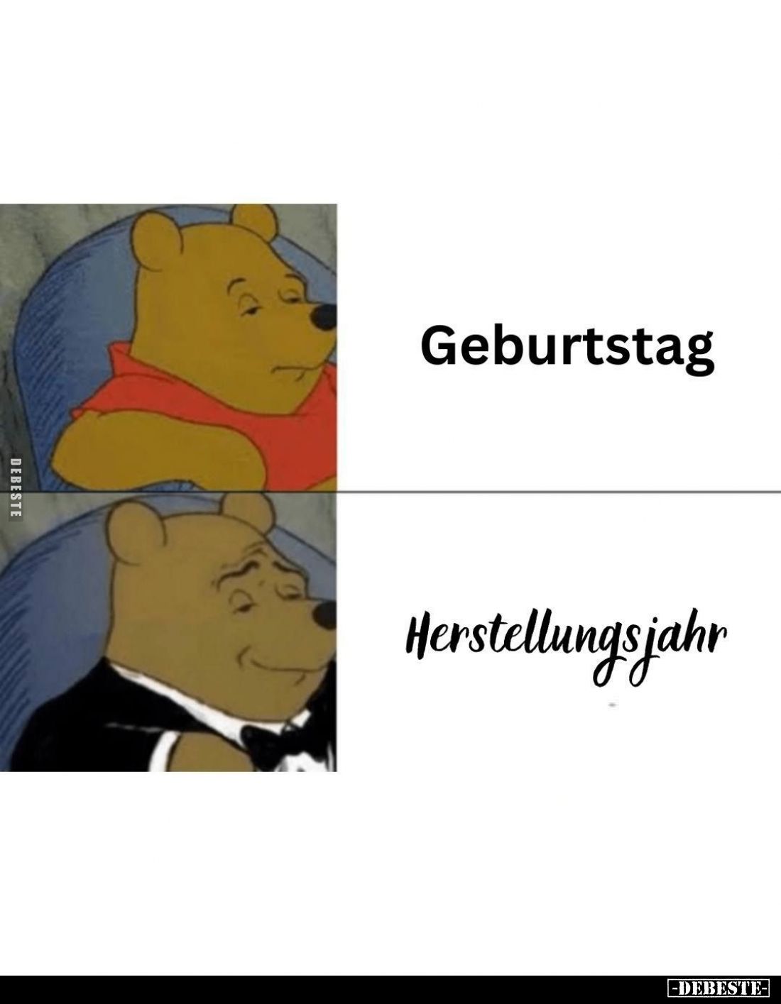 Geburtstag vs
Herstellungsjahr.