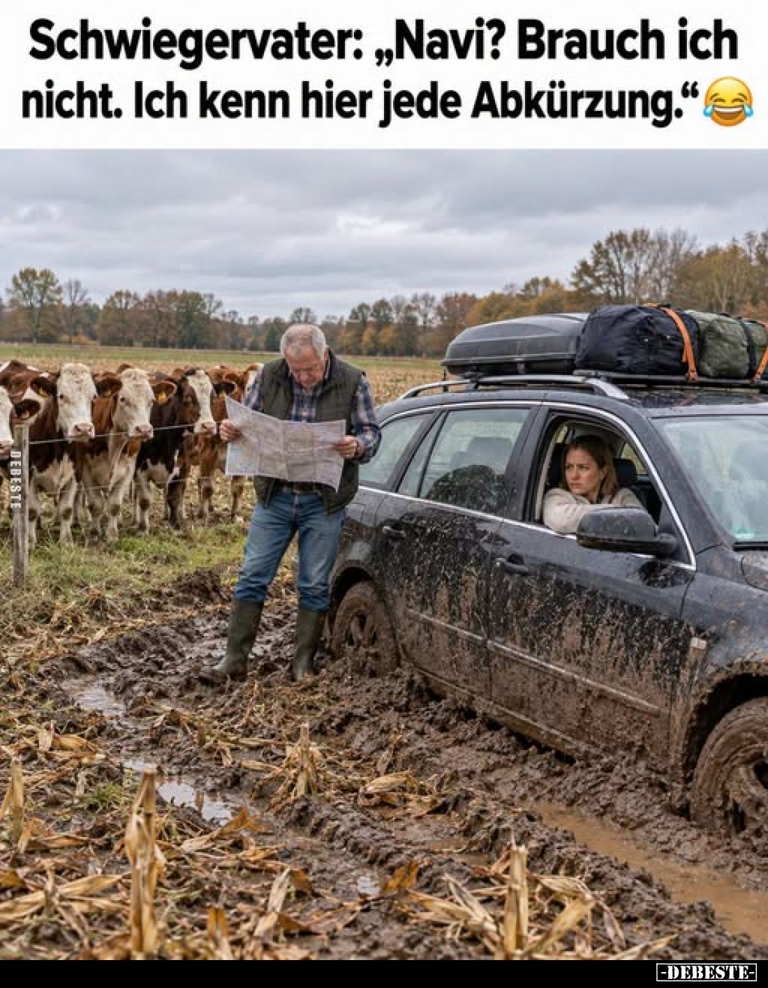 Schwiegervater: "Navi? Brauch ich nicht..." - Lustige Bilder | DEBESTE.de