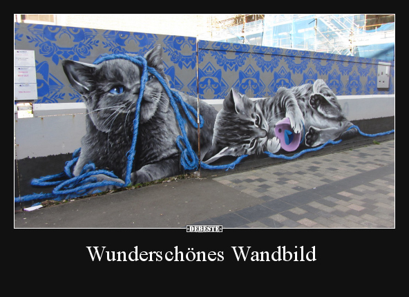 Wunderschönes Wandbild.. - Lustige Bilder | DEBESTE.de