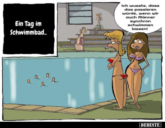 Ein Tag im Schwimmbad..  - Lustige Bilder | DEBESTE.de