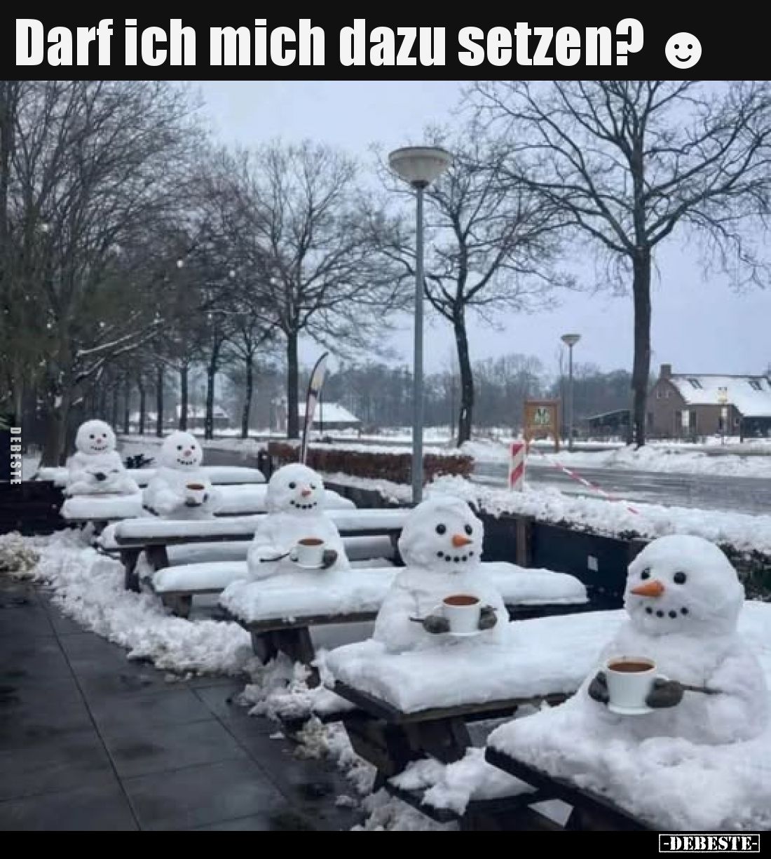 Darf ich mich dazu setzen?