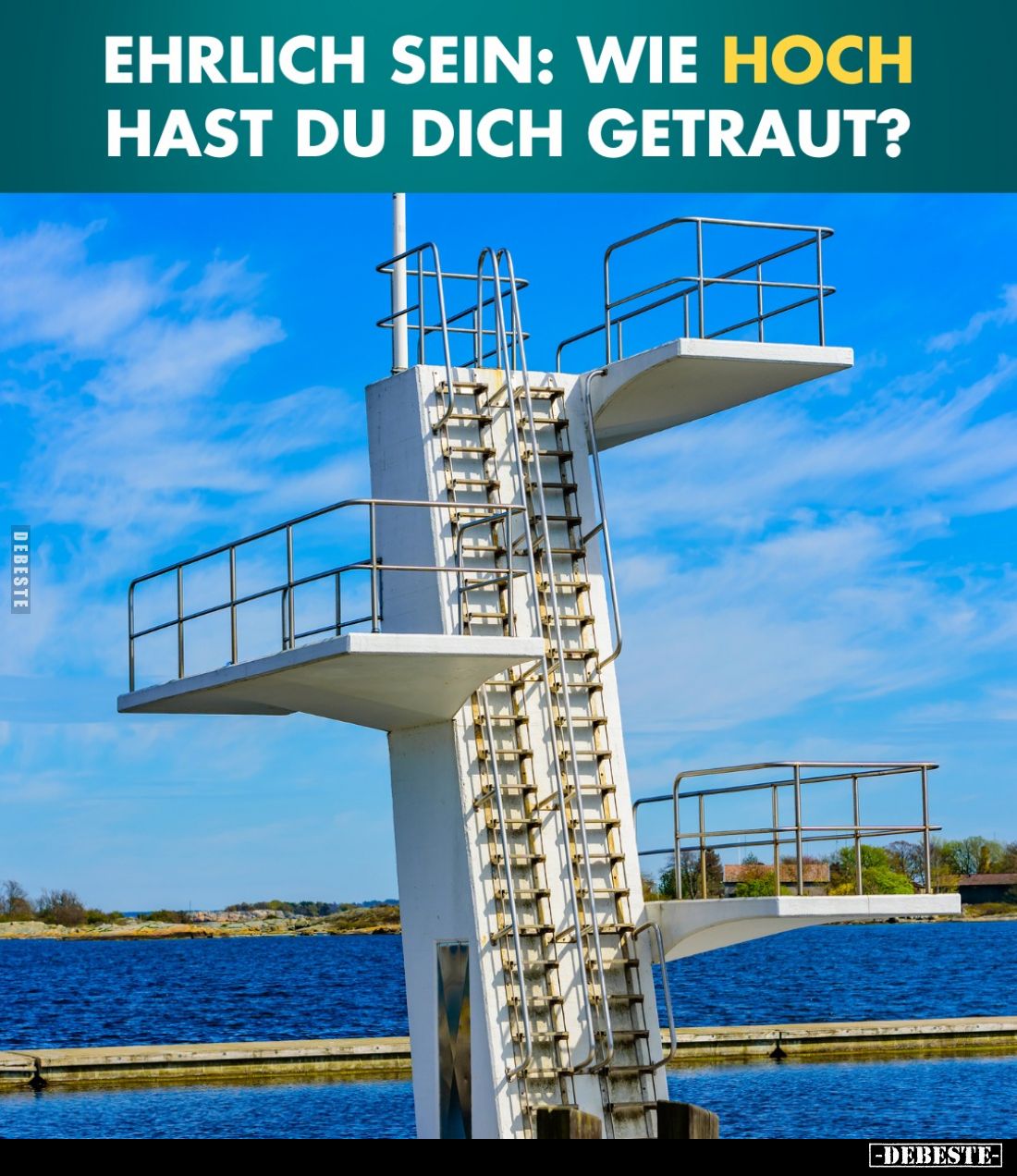 Ehrlich sein: wie hoch hast du dich getraut?