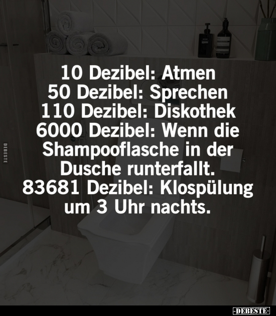 10 Dezibel: Atmen.. - Lustige Bilder | DEBESTE.de