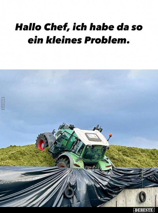 Hallo Chef, ich habe da so ein kleines Problem... - Lustige Bilder | DEBESTE.de