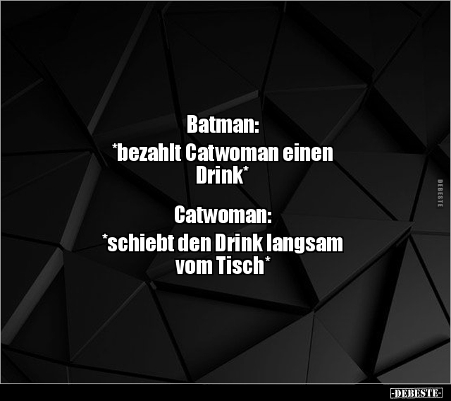 Batman: *bezahlt Catwoman einen.. - Lustige Bilder | DEBESTE.de