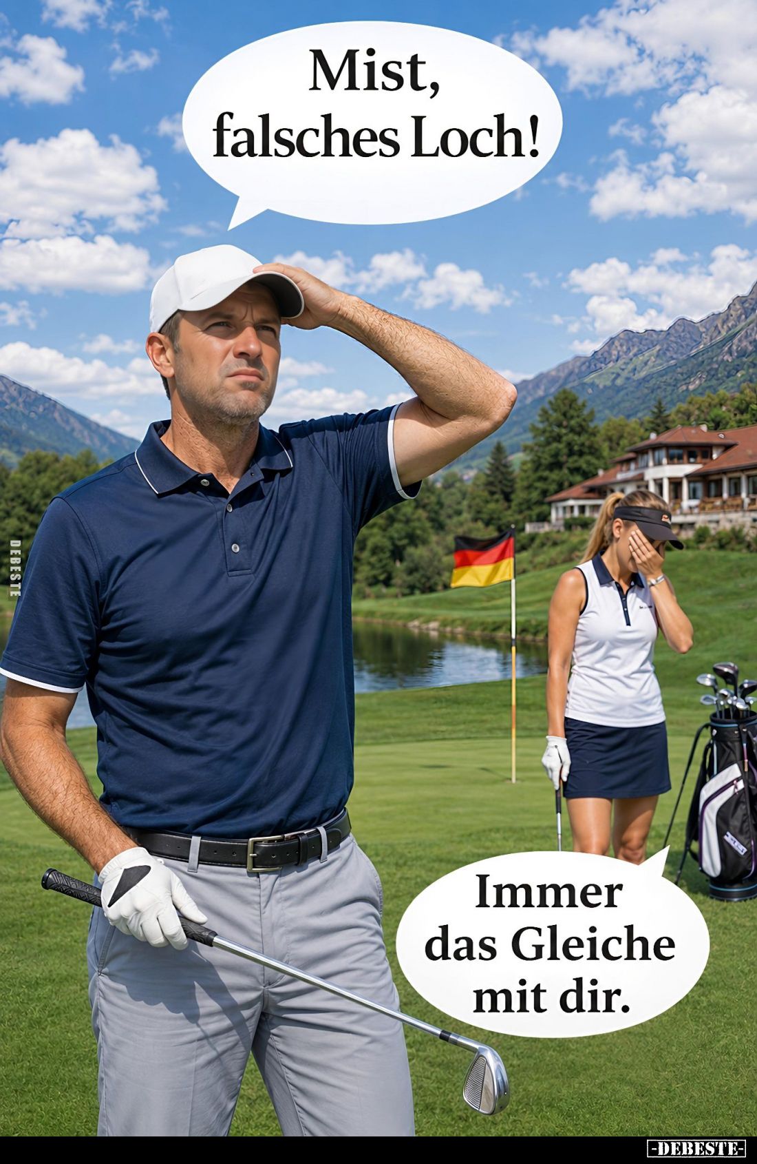 Mist, falsches Loch!
-
Immer das Gleiche mit dir.