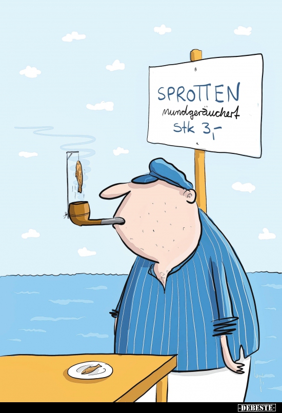 Spotten Mundgeräuchert Stk 3,-..