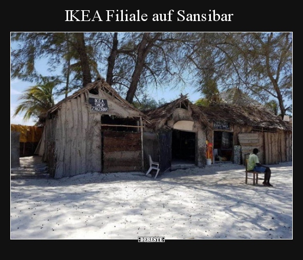 IKEA Filiale auf Sansibar..