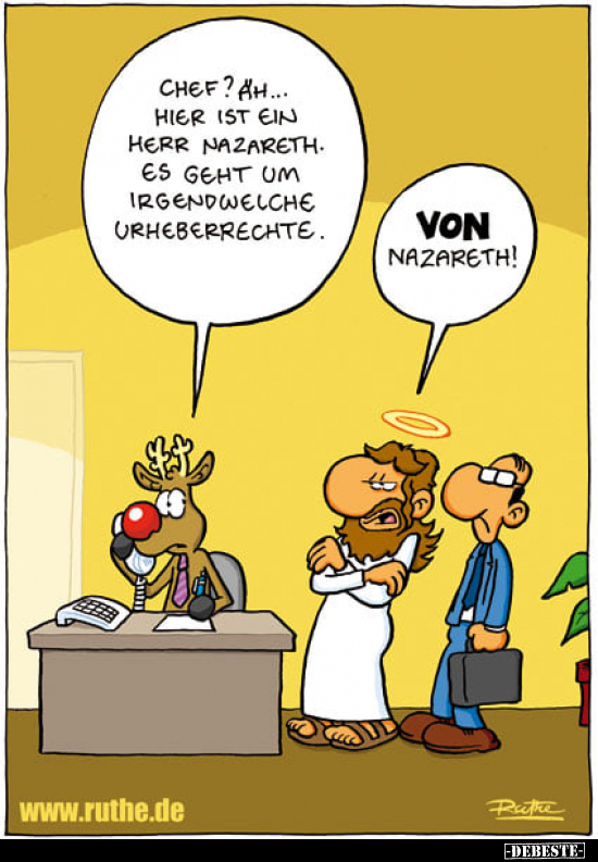 Chef? Äh... Hier ist ein Herr Nazareth.. - Lustige Bilder | DEBESTE.de