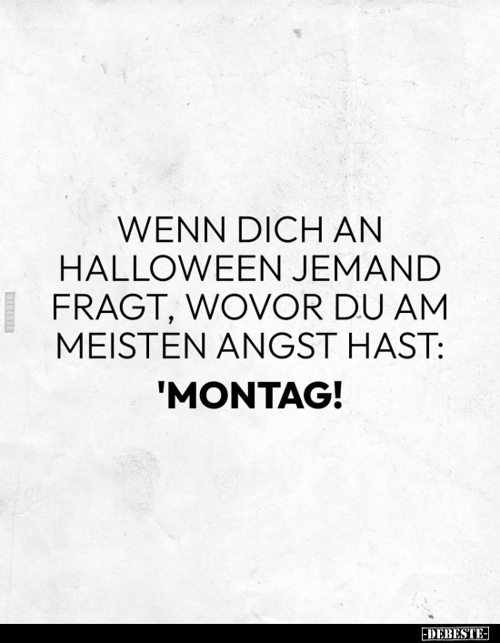 Wenn dich an Halloween jemand fragt.. - Lustige Bilder | DEBESTE.de