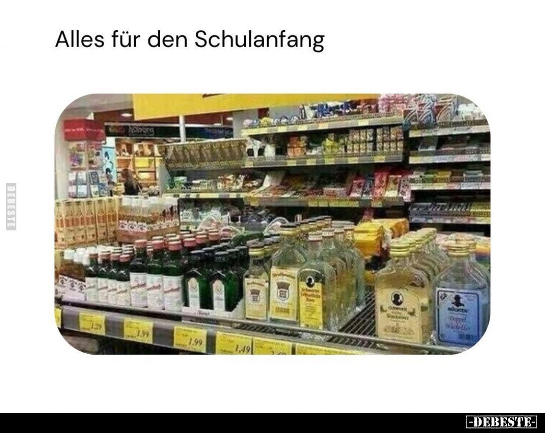 Alles für den Schulanfang.