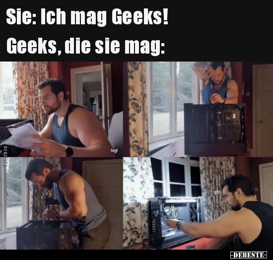 Sie: Ich mag Geeks! Geeks, die sie mag.. - Lustige Bilder | DEBESTE.de