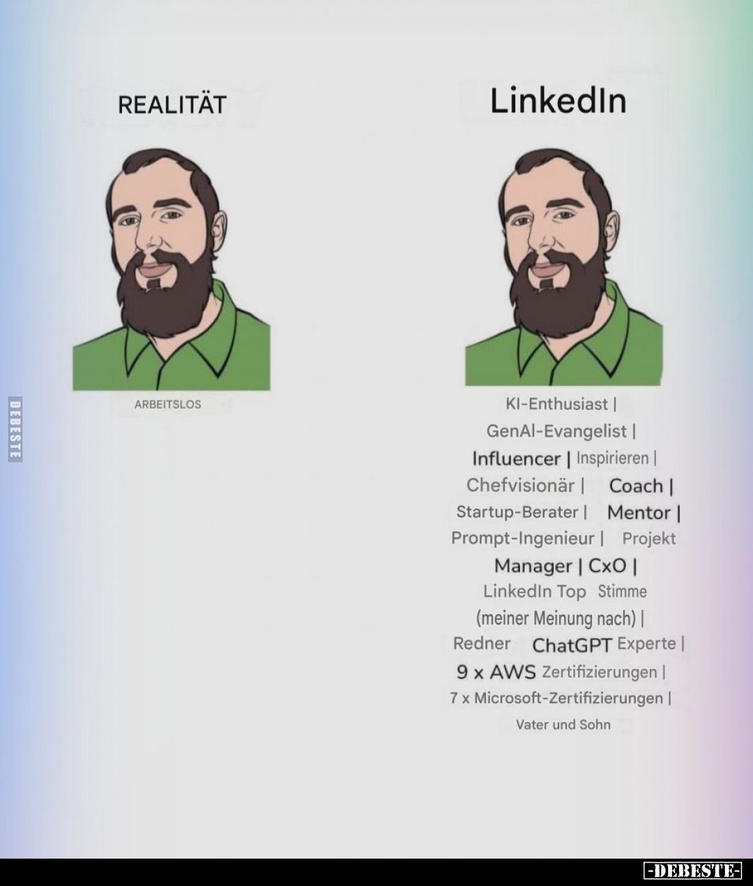 Realität
vs Linkedin