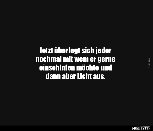 Jetzt überlegt sich jeder nochmal mit wem er gerne.. - Lustige Bilder | DEBESTE.de