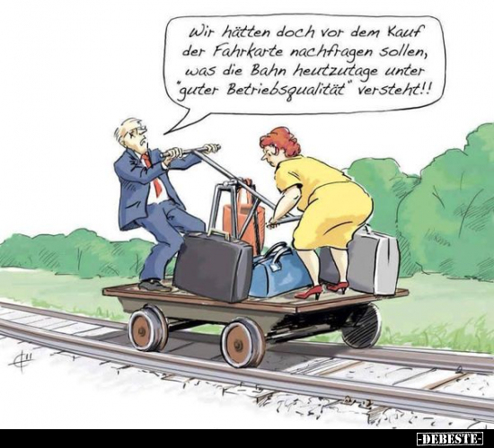 Wir hätten doch vor dem Kauf der Fahrkarte nachfragen.. - Lustige Bilder | DEBESTE.de
