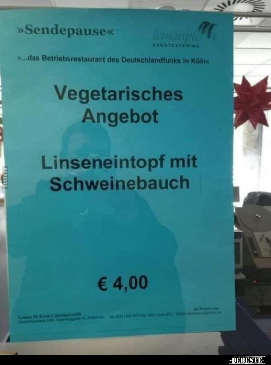 Vegetarisches Angebot..