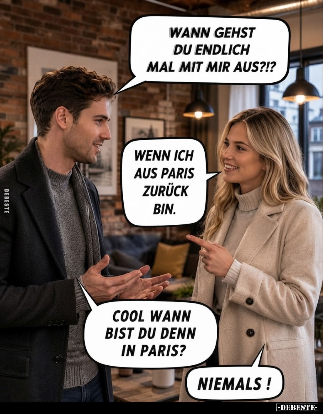 Wann gehst du endlich mal mit mir aus?!?.. - Lustige Bilder | DEBESTE.de