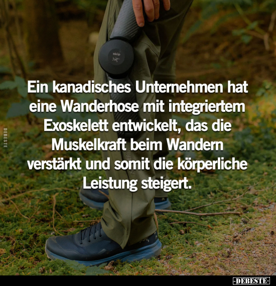 Ein kanadisches Unternehmen hat eine Wanderhose mit.. - Lustige Bilder | DEBESTE.de