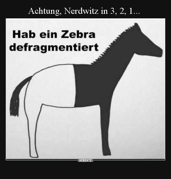 Achtung, Nerdwitz in 3, 2, 1...