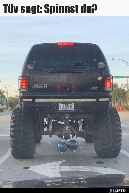 Tüv sagt: Spinnst du?..