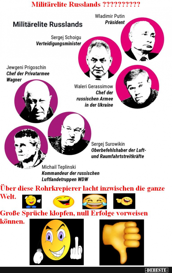 Putin und seine militärische Geisterbahntruppe - Lustige Bilder | DEBESTE.de