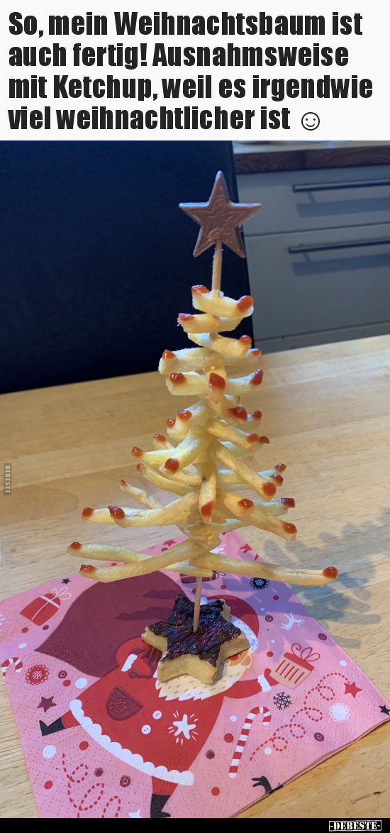 So, mein Weihnachtsbaum ist auch fertig! Ausnahmsweise mit.. - Lustige Bilder | DEBESTE.de