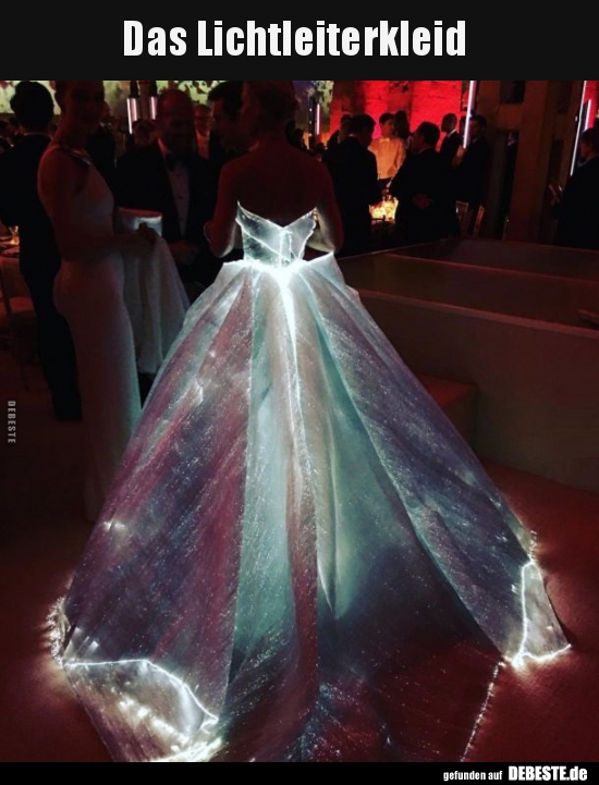 Das Lichtleiterkleid..