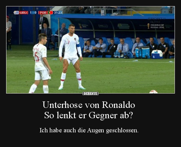 Unterhose von Ronaldo.. - Lustige Bilder | DEBESTE.de