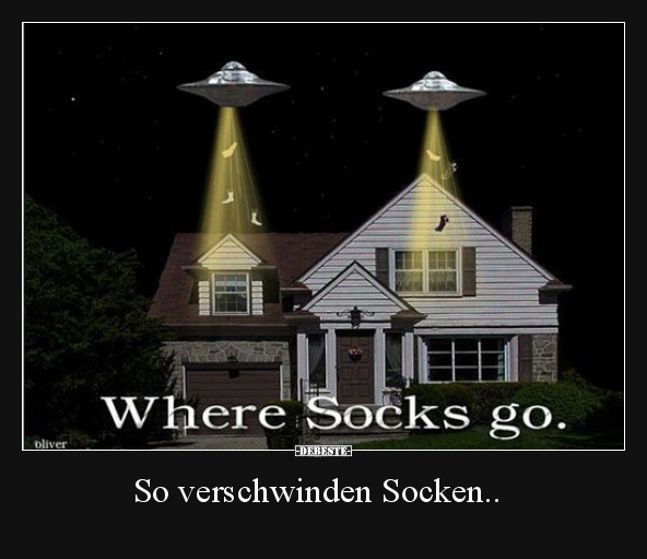 So verschwinden Socken.. - Lustige Bilder | DEBESTE.de